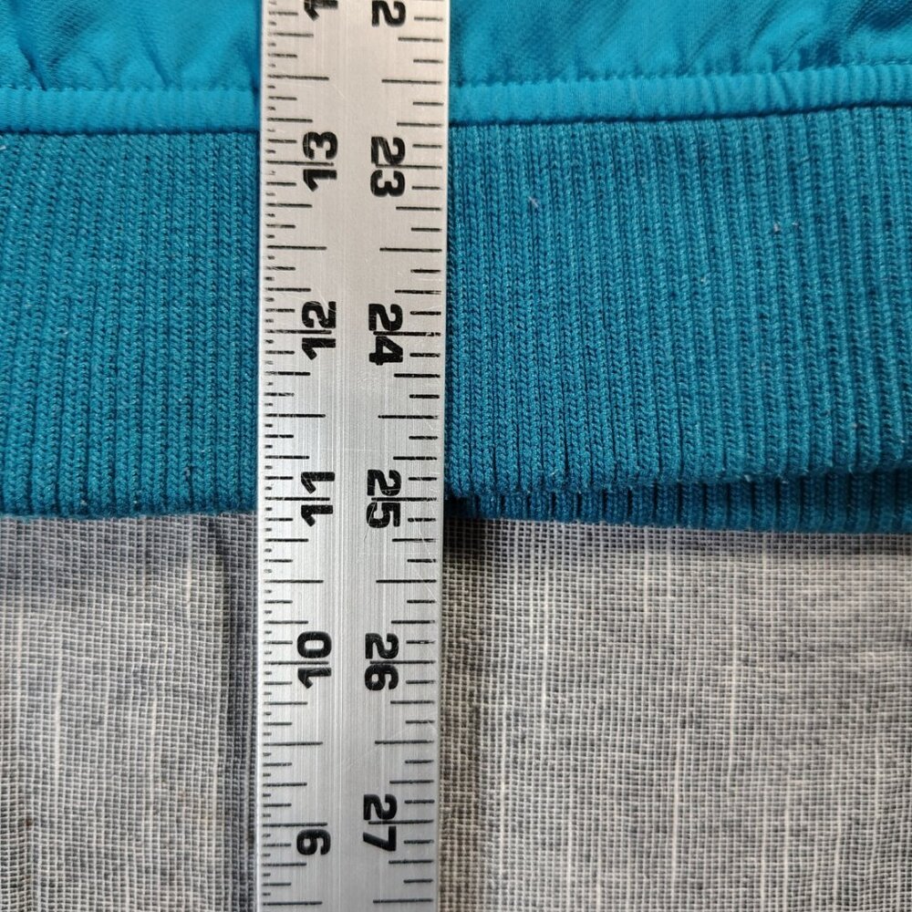 Marmot Teal Blue Hooded Bomber Jacket - Picture 12 of 14